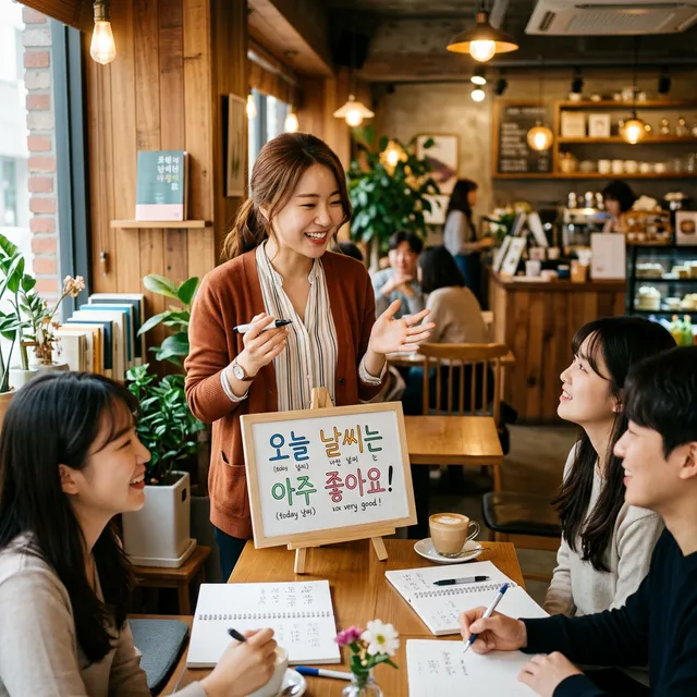 ネイティブ講師による指導の様子